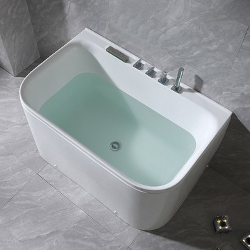 優樂悅~亞克力浴缸家用小戶型衛生間成人日式迷你兒童深泡澡浴盆坐躺淋浴