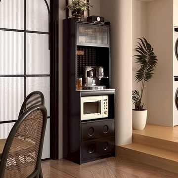 免運/可開票 工廠直銷 超低價 法式餐邊櫃窄款現代簡約巖板廚房櫃一體客廳靠墻置物櫃子新款 出貨快CH8827