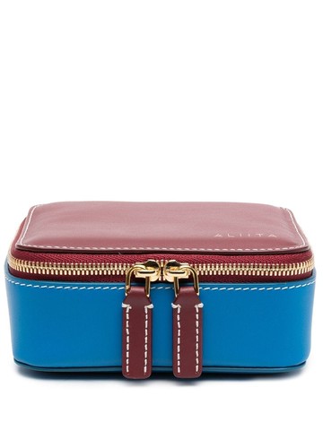 Aliita - two-tone jewellery case - women - Calf Leather - One Size - Red