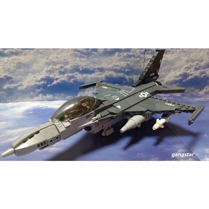 レゴ LEGO ブロック 互換 飛行機 戦闘機 F-16 ファイティング