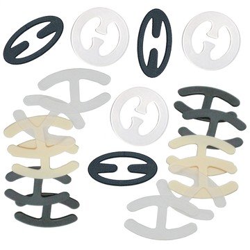 月陽內衣細肩帶隱形扣環防滑扣肩帶扣內衣扣超值18入(H2014)