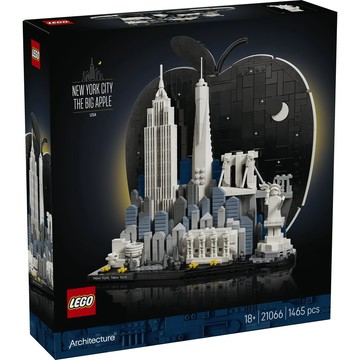 LEGO 建築系列 21066 紐約－大蘋果(居家擺設 美國地標 禮物 玩具)
