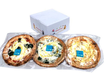 沖縄 pizzeria de ENZO ピッチェリア ダ エンヅォ ENZOシンプルピザBOX3枚セット 調理済み食品