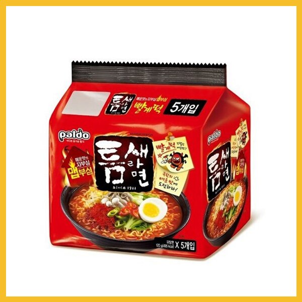 トゥムセラーメン（激辛） 　5袋　韓国食材　人気食品　ラーメン激辛ラーメン韓国食品