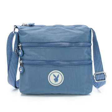 PLAYBOY - 斜背包  Simple life系列 - 藍色