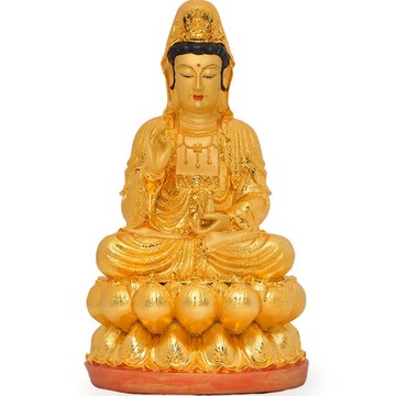 南海坐蓮觀音佛像居家供奉家用客廳玄關觀世音觀自在佛像裝飾擺件