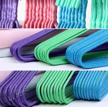 防滑家用衣架50個晾衣撐衣柜衣服架子加厚成人加大加粗家用45cm