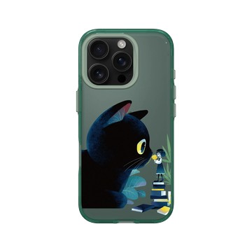 iPhone 16 Pro Clear 憂墨綠 - Little Oil Art 小油画 - 在你身邊