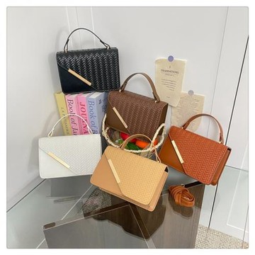 跨境小眾質感手拎包包2025新款女包時尚簡約斜挎包流行通勤單肩包