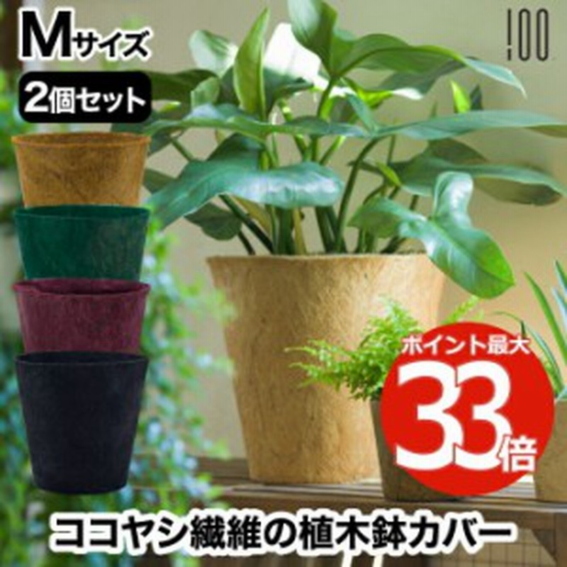 プランター おしゃれ アースポット M 2個セット プランターカバー 植木鉢カバー 鉢皿 鉢植え 観葉植物 園芸 ココヤシ ヤシガラ 受け皿付 通販 Lineポイント最大1 0 Get Lineショッピング
