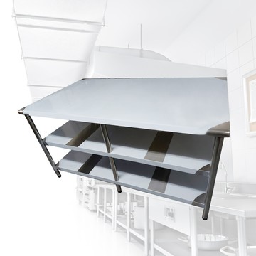 家購3尺x5尺三層圓角304不鏽鋼桌/料理桌/工作桌/工作台603040-310台灣製