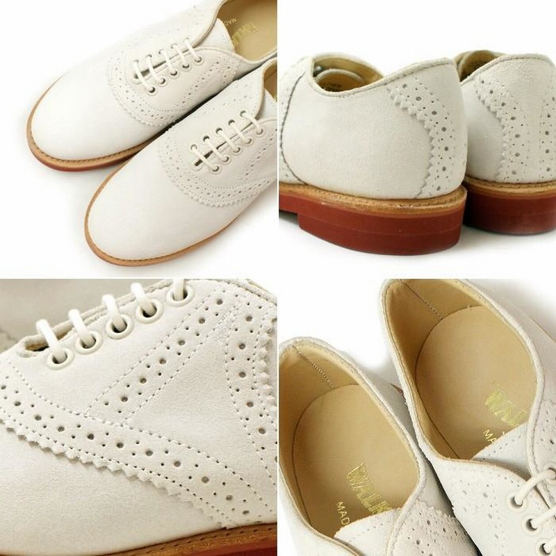 ウォークオーバー WALKOVER SADDLE SHOES サドルシューズ ［ホワイト