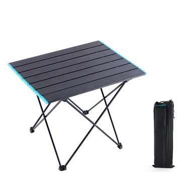 CLS 鋁合金摺疊收納多功能蛋捲桌  40.7cm  小(40.7 x 35 x 31.5cm)  黑色