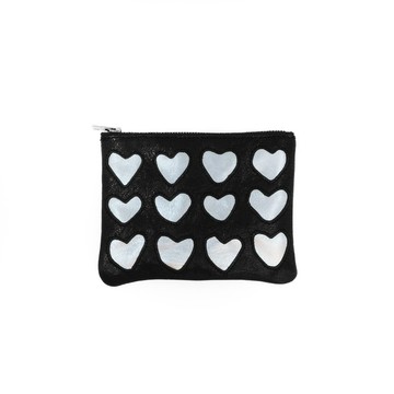 PS007. Pouch S black heart
