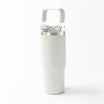 可提式不鏽鋼陶瓷塗層保冰隨行杯 900ML GY NITORI宜得利家居