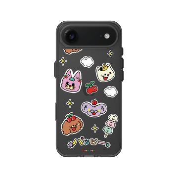 iPhone Air Clear (相機按鈕) 酷墨灰 - Carol Meat 卡肉 - 快樂貓狗大集合