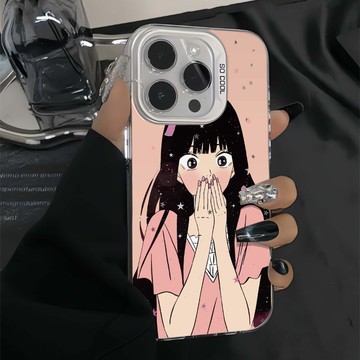 免運+隔日🚚元氣手機殼 害羞捂嘴黑沼爽子 適用蘋果17promax 16Pro 15plus14 13 12 11防摔