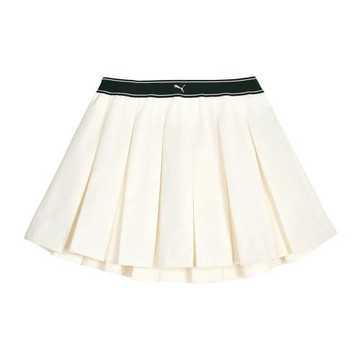Puma 百褶短裙 MSC Pleated MondaySleepingClub 聯名 白 638983-87