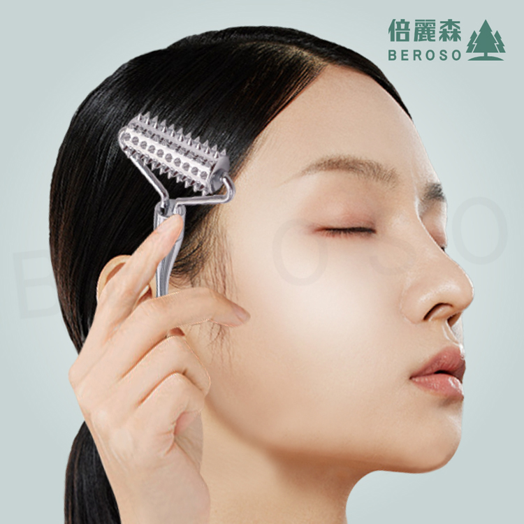 微針頭部按摩滾輪