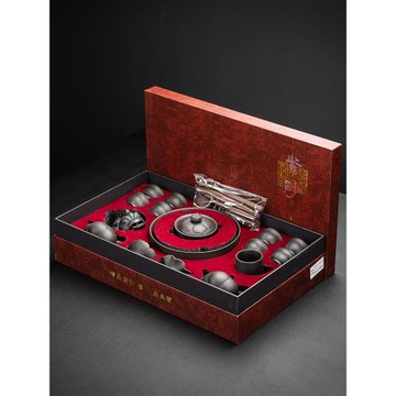 宜興紫砂茶杯套裝景德鎮茶具高檔輕奢端午節送長輩伴手禮禮盒裝