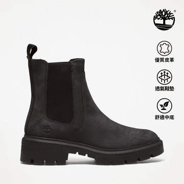 【網路限定】Timberland 女款黑色休閒切爾西靴|A5ND7015