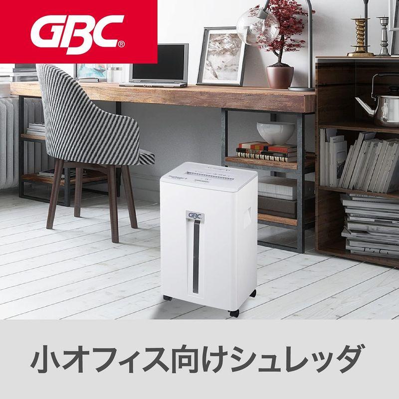 GBC シュレッダ 静音 オフィス用 業務用 極小細断 マイクロクロスカット 最大細断枚数9枚 連続使用約10分 CD DVD プラスチック