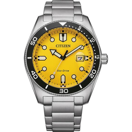 腕時計 メンズ シチズン CITIZEN エコドライブ イエロー メンズ ウォッチ