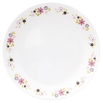 Corelle Brands 康寧餐具 6吋平盤  1個  花漾派對 白色