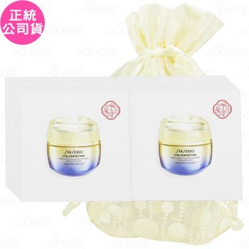 SHISEIDO 資生堂 激抗痕 亮采緊緻霜N(#豐潤版)(1.5ml)*20旅行袋組(公司貨)
