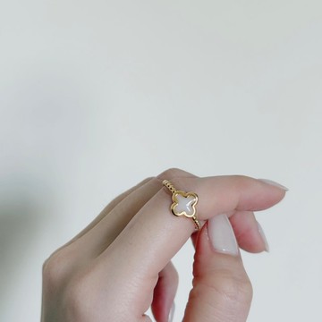 鈦鋼・暮影幸運花・母乳戒指 毛髮戒指