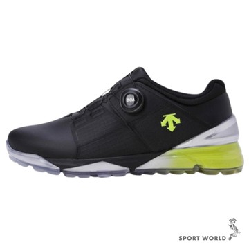 Descente 迪桑特 高爾夫球鞋 男鞋 BOA 旋鈕 黑【運動世界】DQ32ULSH82-BLKG
