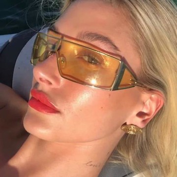 新款跨境歐美風金屬太陽鏡時尚百搭個性潮流太陽眼鏡高級感墨鏡