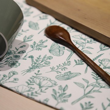 田園花草餐墊