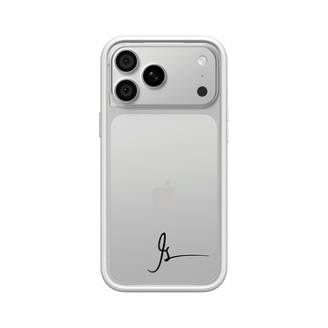 iPhone 18 Pro Max Mod NX -邊框背蓋組合 (相機按鈕) 白 - JOCR - Signature - Black