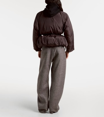 Magda Butrym Belted hooded puffer jacket