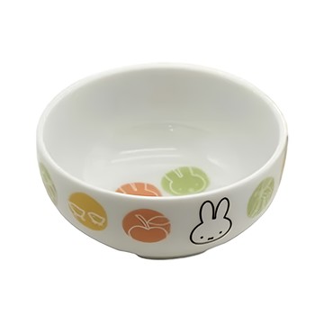 Kanesho 金正陶器 MIFFY 幼兒專用丹瓷小碗 陶瓷材質 85x40mm 日本產  White  1個