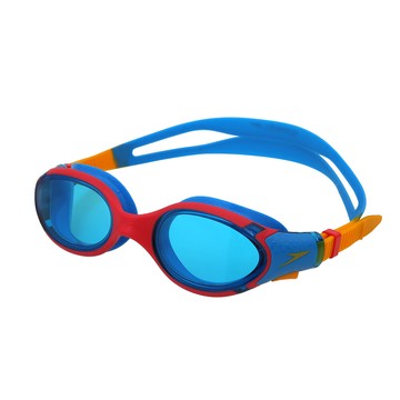 speedo biofuse2.0 兒童運動泳鏡-抗uv 防霧 蛙鏡 游泳 紅藍橘
