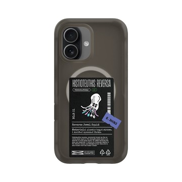 iPhone 17 AirX 本質黑 - Marine Debris - 塑膠袋逆帆魷