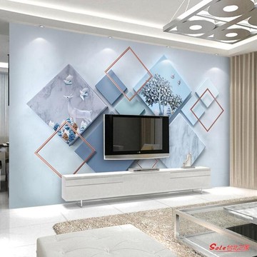 壁紙8d北歐電視背景牆壁紙現代簡約麋鹿牆紙客廳沙發影視牆布裝飾壁畫 可開三聯式發票 100 免運 臺灣保固 全館限時8折 台灣樂天市場