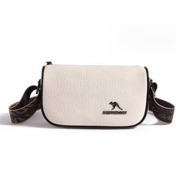 Jpqueen 素面女用寬背帶側肩包斜背包(2色可選)