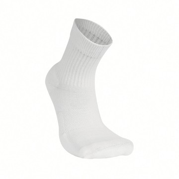 休閒無縫氣墊加大短襪 - XL白