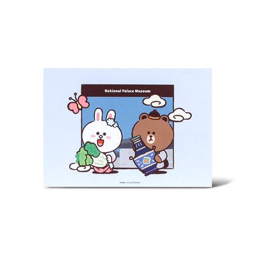 NPM | LINE FRIENDS 穿越故宮 明信片 (清)