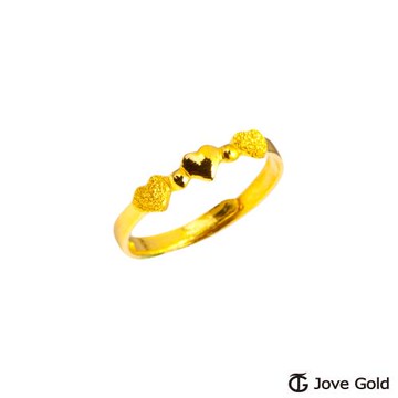 Jove Gold漾金飾 為你動心黃金戒指