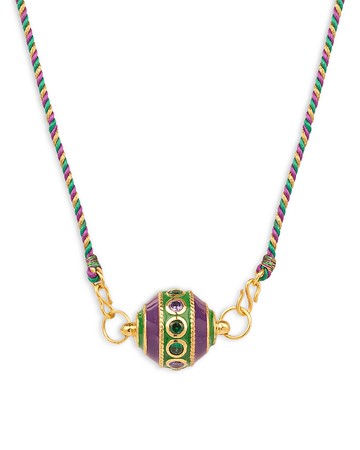 Caroline De Benoist Motee Gourmandise Thread Necklace, 25.6