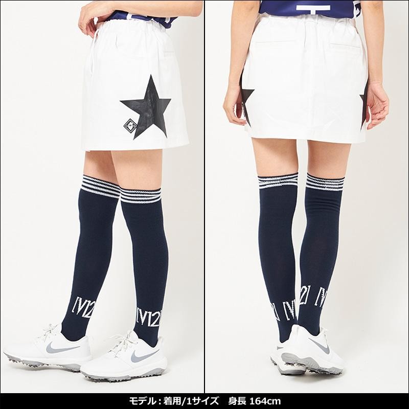 V12 ゴルフ ヴィ・トゥエルヴ レディース スカート BIG STAR SKIRT