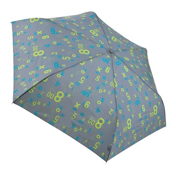 RAINSTORY數字方程式抗UV手開輕細口紅傘