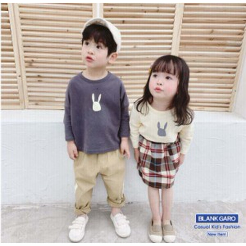 キッズ ロンt 長袖tシャツキッズ 長袖tシャツ子供服 うさぎプリント 男の子 女の子 春 夏 秋 韓国子供服 トップス ふんわりｔシャツ 長ｔ 通販 Lineポイント最大1 0 Get Lineショッピング