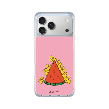iPhone 17 Pro Max ClearX (MagSafe 兼容) 冰透藍 - Jin Young Choi - 爬西瓜山