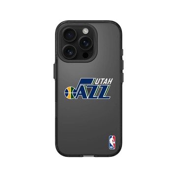 iPhone 16 Pro Clear (相機按鈕) 酷墨灰 - NBA - Logo-猶他爵士 Utah Jazz - Light