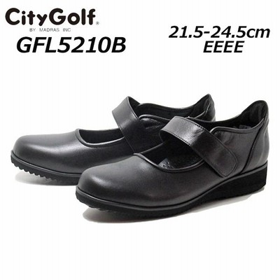 シティ ゴルフ City Golf GFL5210B 4E ストラップカジュアルシューズ レディース 靴